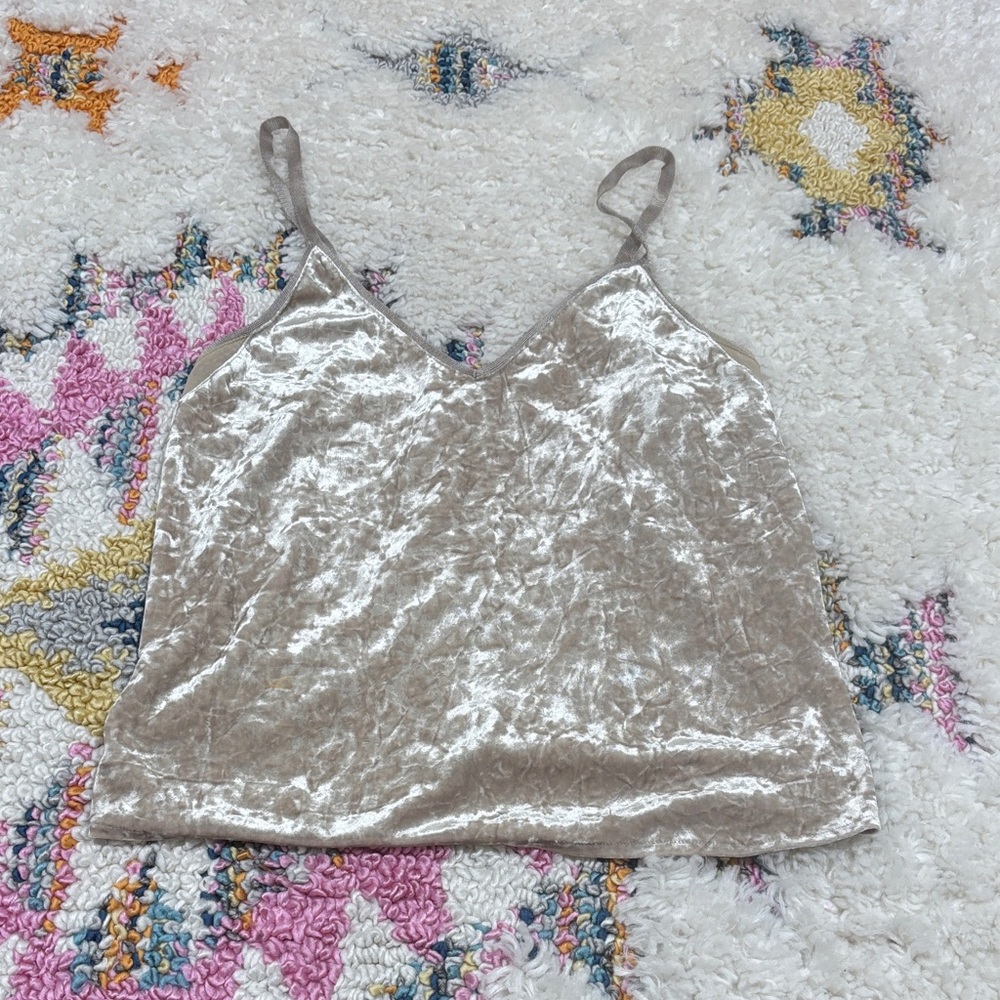 Zara Velvet Tank Top